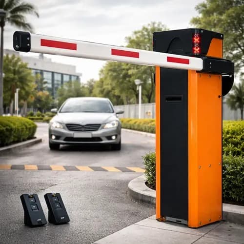 Técnico especializado realizando instalação de sistema automatizado